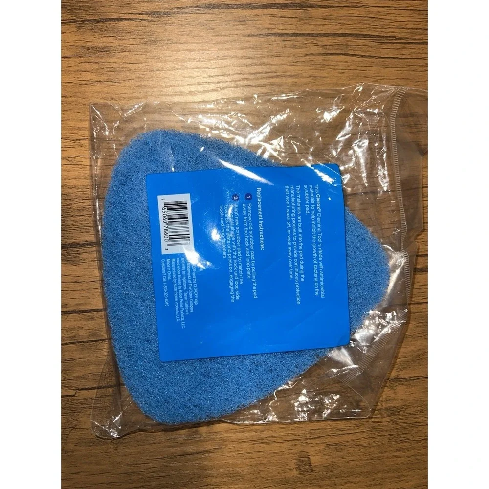 NWT CLOROX Tub & Tile Scrubber REFILL Pad Triangle Antimicrobial Bathroom Clean